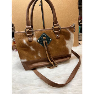 Shyanne Western Leather Purse with Crossbody Strap